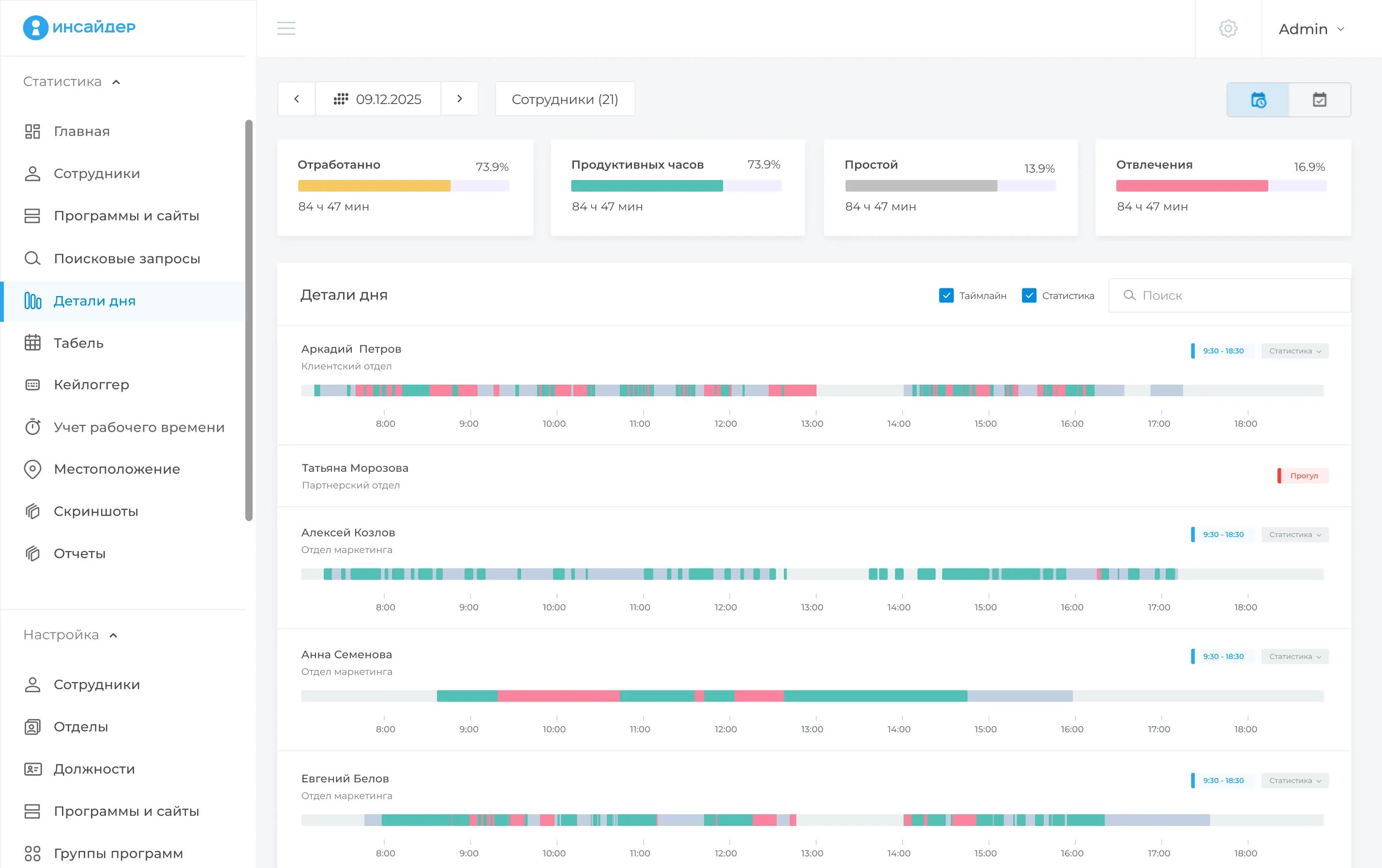 Система учета рабочего времени