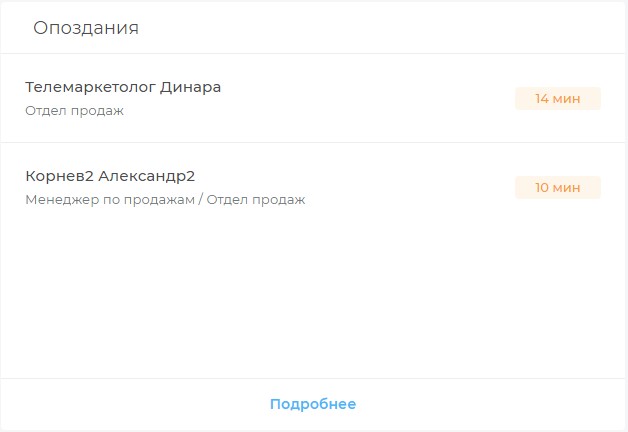 Опоздания