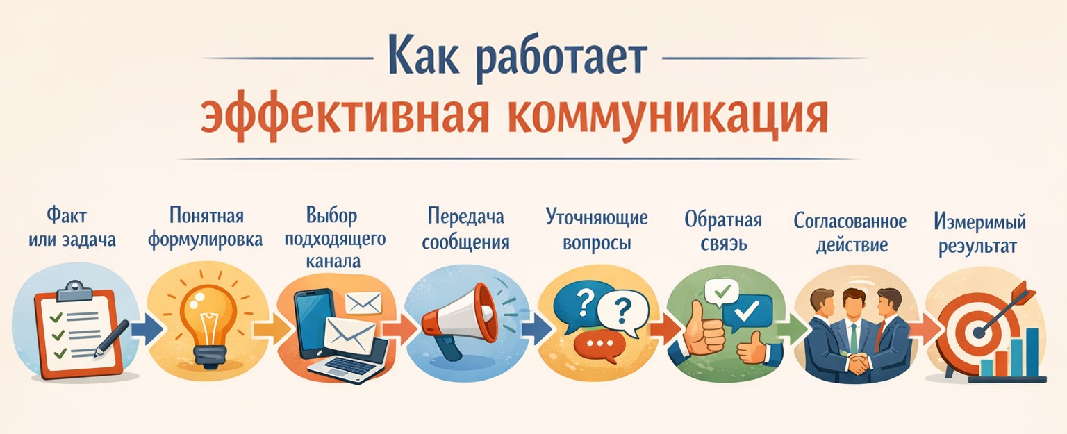 Принцип работы эффективной коммуникации
