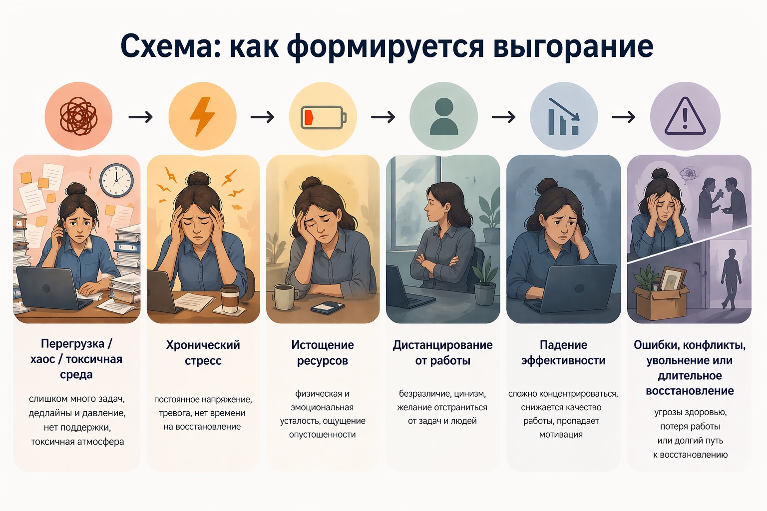 Формирование выгорания у сотрудника Формирование выгорания у сотрудника