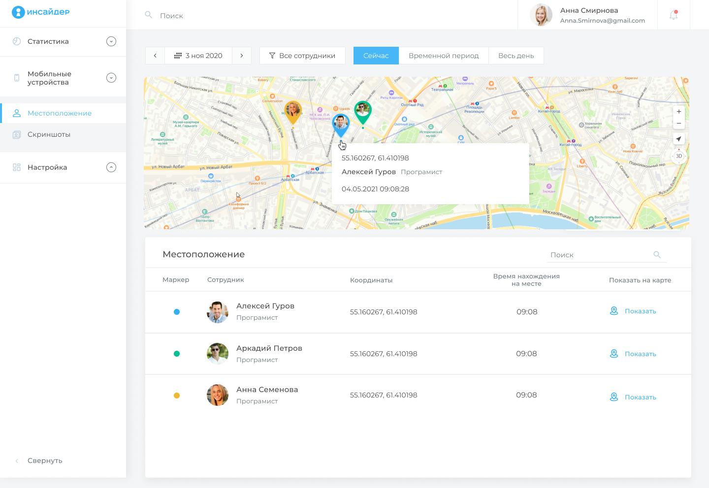 Мониторинг мобильных устройств Мониторинг мобильных устройств