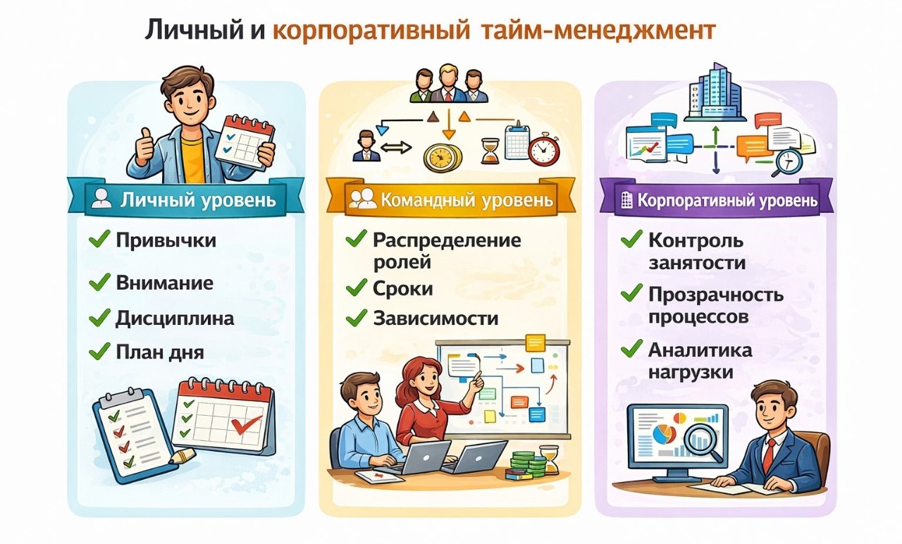 Личный и корпоративный контур управления временем Личный и корпоративный контур управления временем