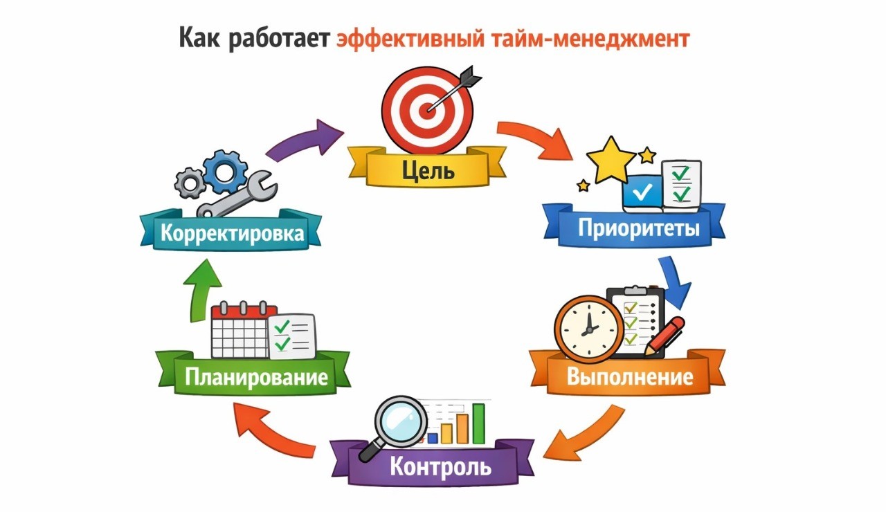 Принцип работы эффективного тайм-менеджмента Принцип работы эффективного тайм-менеджмента