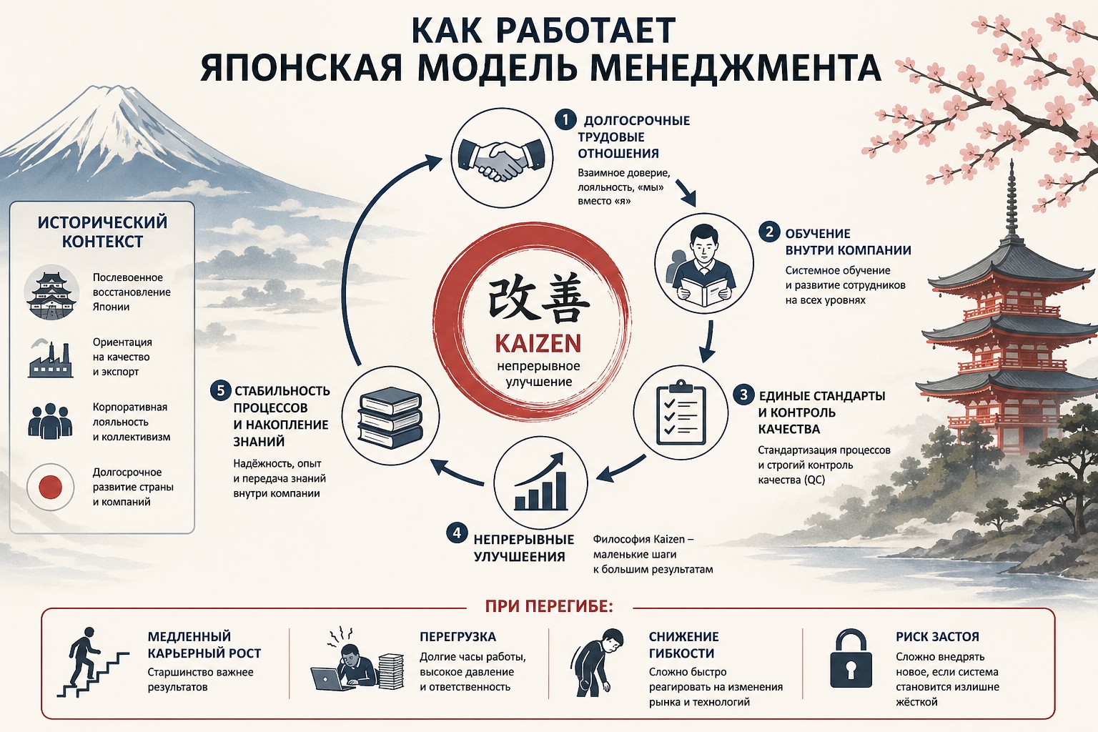 Три опоры японской системы управления Три опоры японской системы управления
